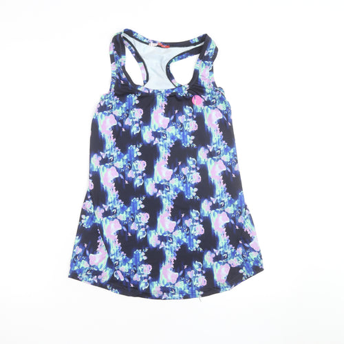 Elle Sport Womens Multicoloured Size 10 Racerback Tank Top