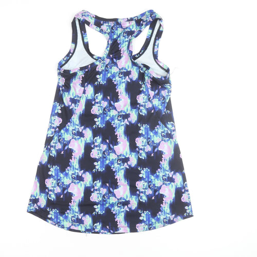 Elle Sport Womens Multicoloured Size 10 Racerback Tank Top