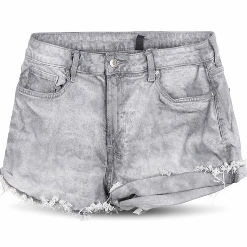 H&M Divided Women's Grey Denim Cut-Off Shorts Size 12