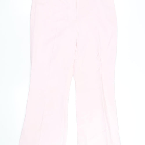 Next Petite Pink Flared Dress Trousers Women’s Size 10