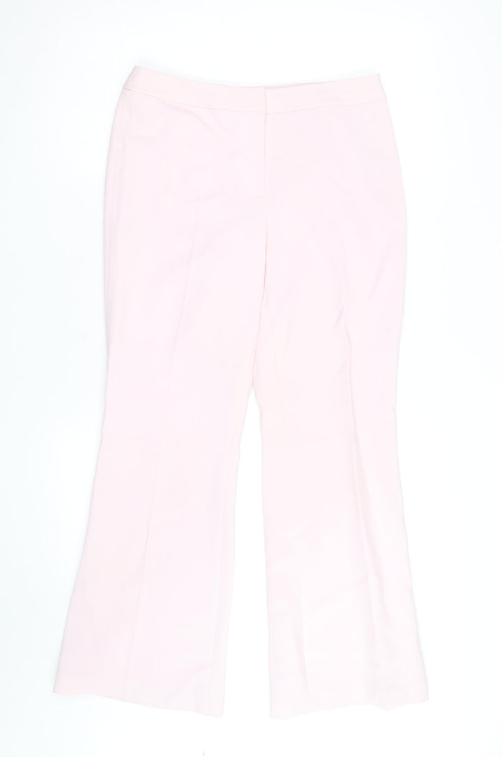 Next Petite Pink Flared Dress Trousers Women’s Size 10