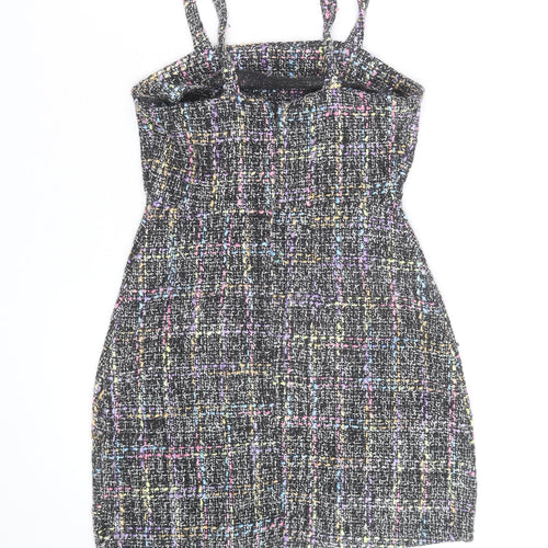 Primark Women’s Multicoloured Tweed Cropped Camisole Top UK 12