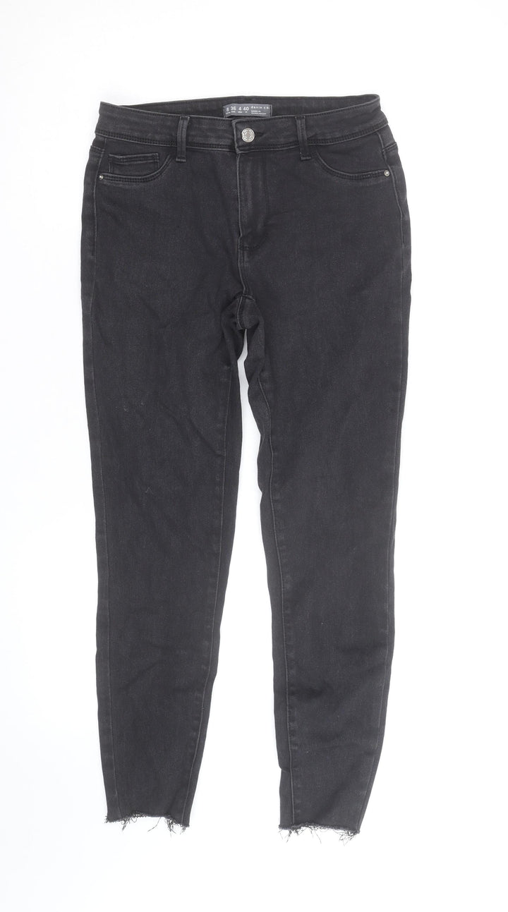 Denim Co. Women’s Black Skinny Jeans Size 12 Mid Rise Stretch