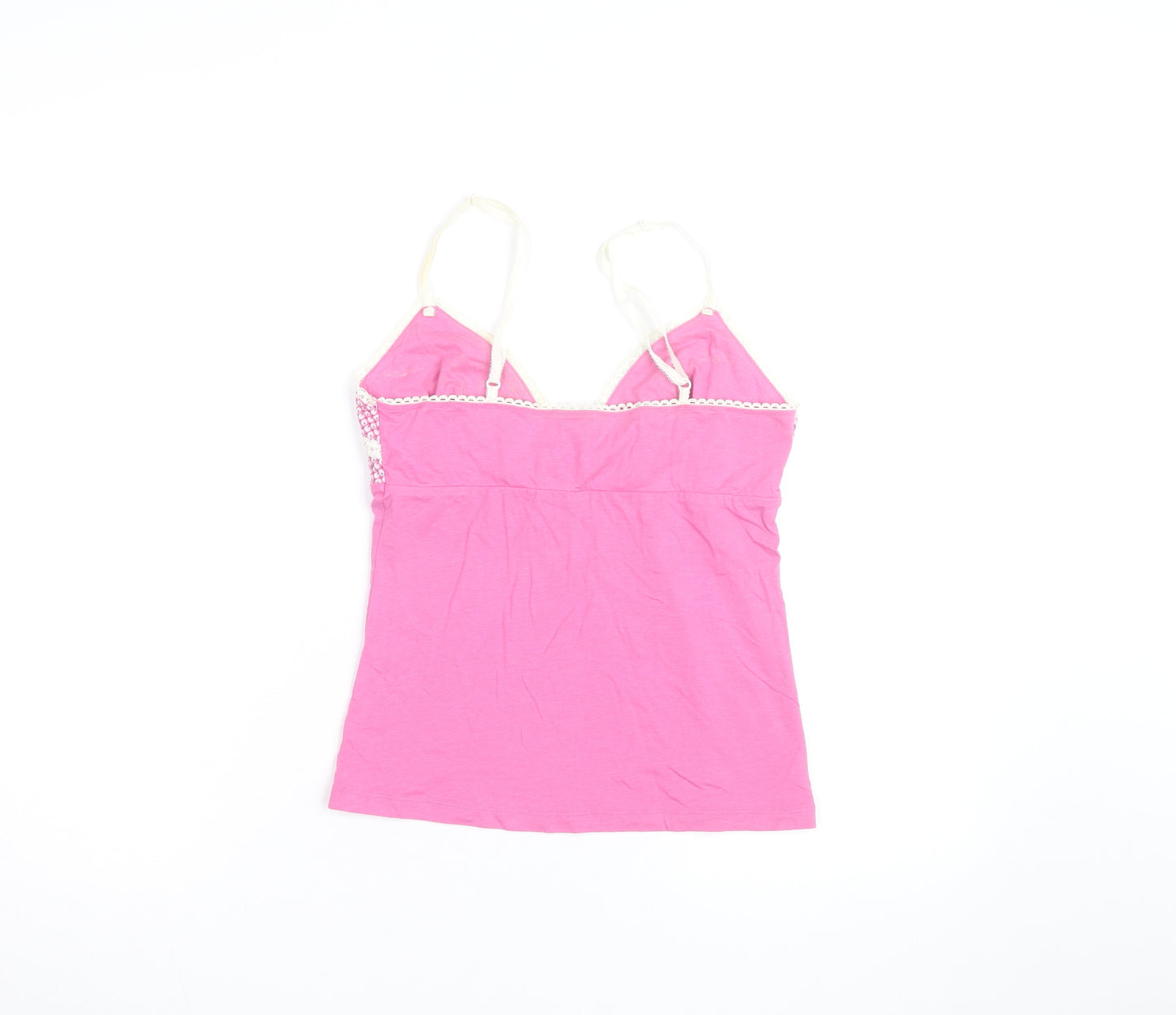 Jasper Conran Women Pink Camisole Tank Top Size 8 Lace Detail