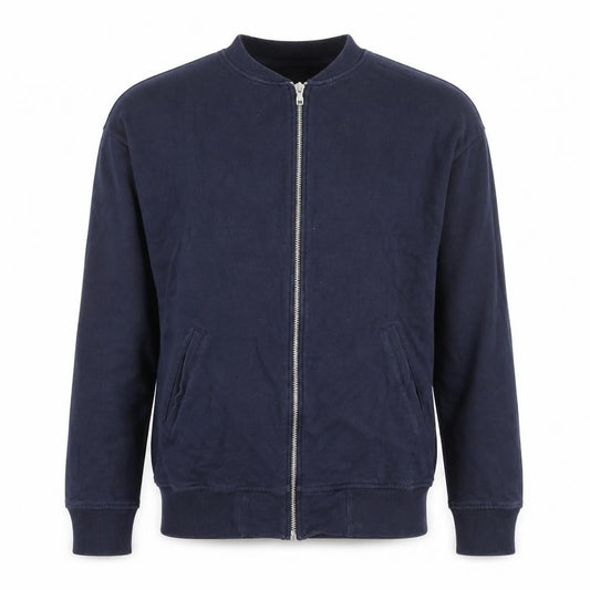 ASOS Men’s Blue Cotton Zip Basic Jacket Size S Regular Fit