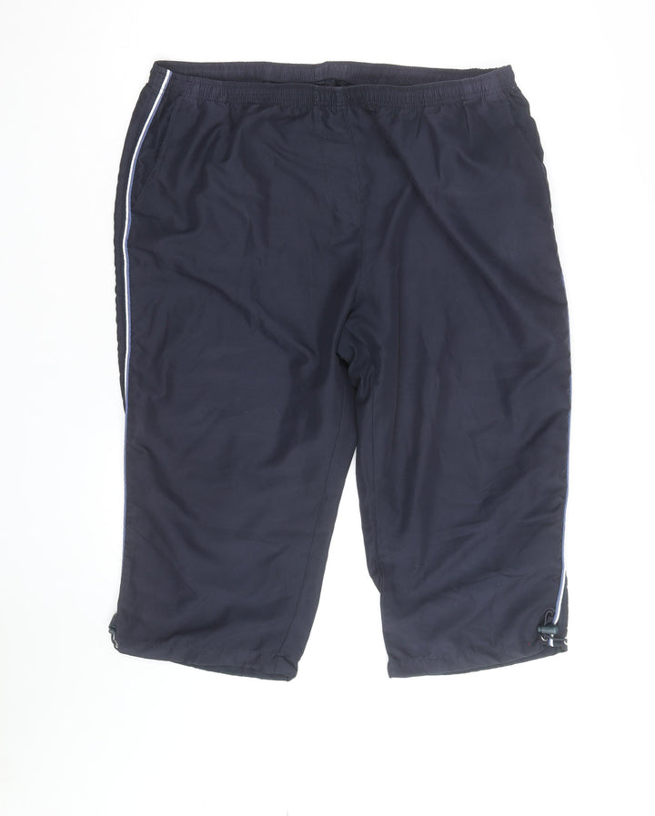 BM Women’s Black Size 18 Bermuda Shorts with Drawstring Detail