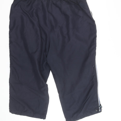 BM Women’s Black Size 18 Bermuda Shorts with Drawstring Detail