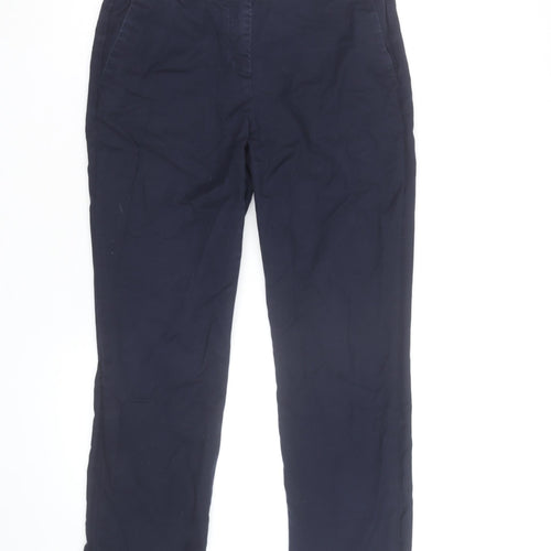 Gap Men's Blue Tailored Crop Cotton Stretch Trousers Slim Fit 4R