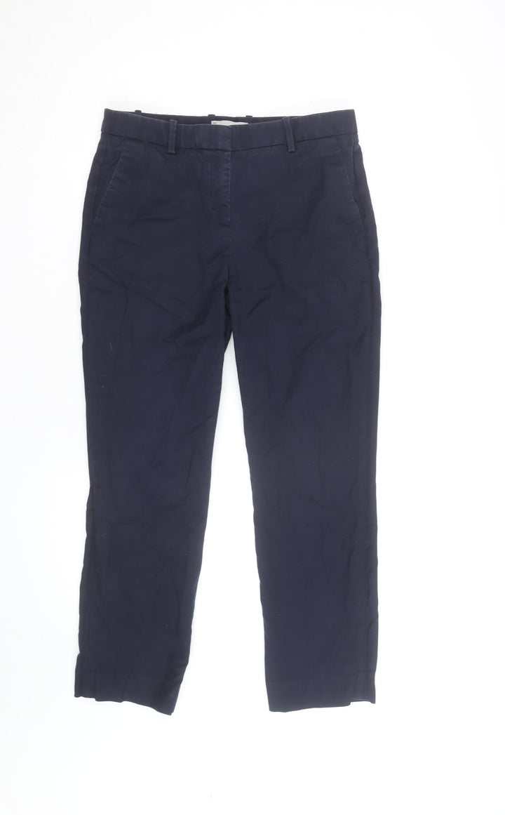 Gap Men's Blue Tailored Crop Cotton Stretch Trousers Slim Fit 4R