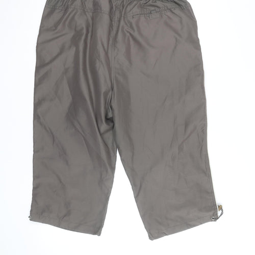 BM Women Brown Size 18 Cargo Shorts 100% Polyester Outdoor Style