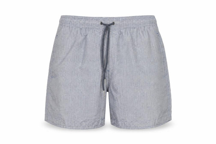 Front view of Easy Men’s Blue Small Swim Shorts Quick Dry Breathable Lined