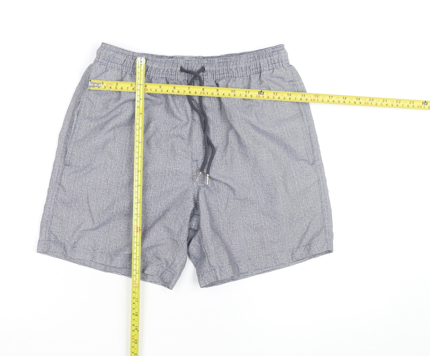 Easy Men’s Blue Small Swim Shorts Quick Dry Breathable Lined