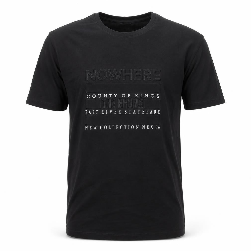 BK Elvis Men's Black 2XL Graphic Print Crew Neck T-Shirt