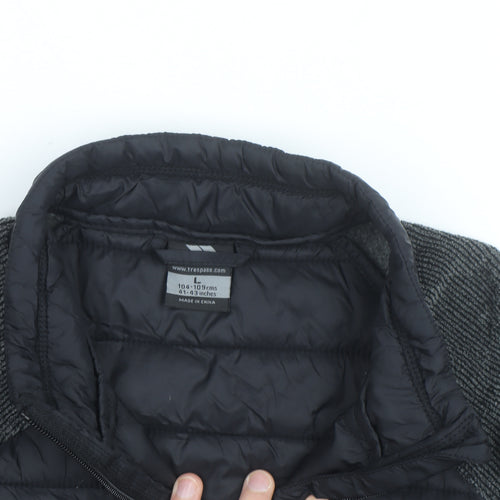 Trespass Mens Black M Lightweight Full Zip Outdoor Jacket