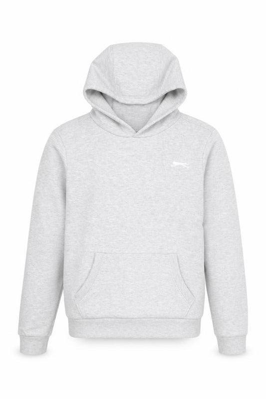 Slazenger Boys Grey Pullover Hoodie Size 11-12 Years Fleece Lined