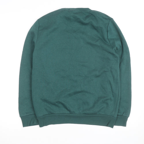 Disney Men's Green Mickey Mouse Graphic Pullover Sweatshirt Size S
