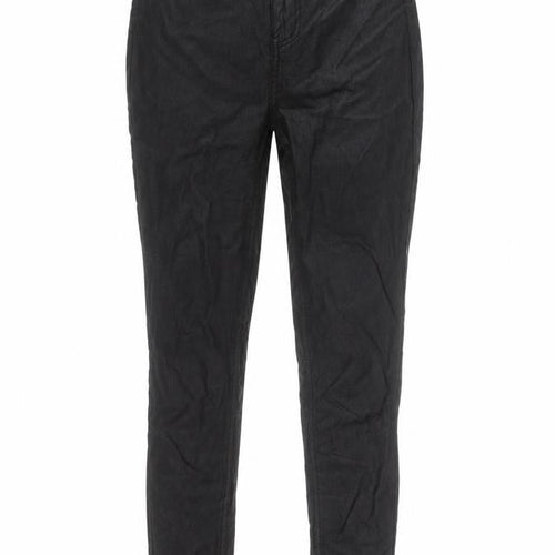 Tu Woman Petite Black Skinny Trousers Size 6 Petite Stretch Fit