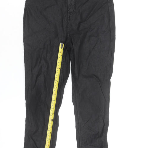 Tu Woman Petite Black Skinny Trousers Size 6 Petite Stretch Fit
