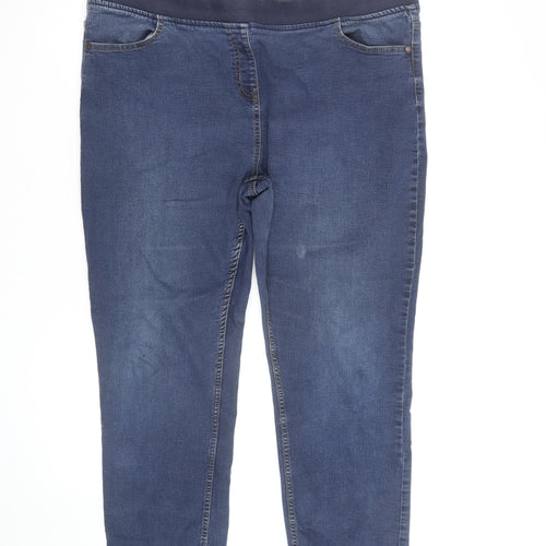 Maine New England Men's Blue Straight Fit Stretch Denim Jeans 18S