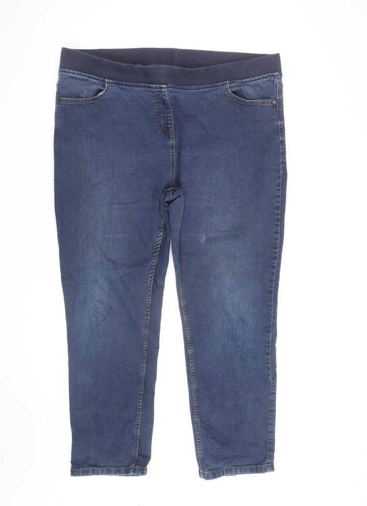 Maine New England Men's Blue Straight Fit Stretch Denim Jeans 18S