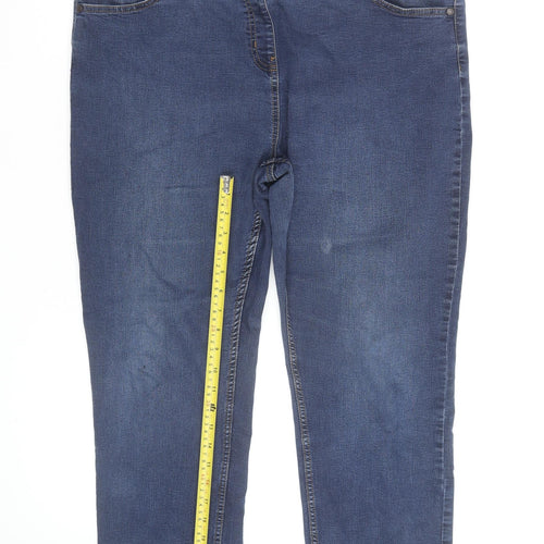 Maine New England Men's Blue Straight Fit Stretch Denim Jeans 18S