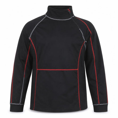 Crane Men’s Black Medium 1/4 Zip Fleece Sports Jacket