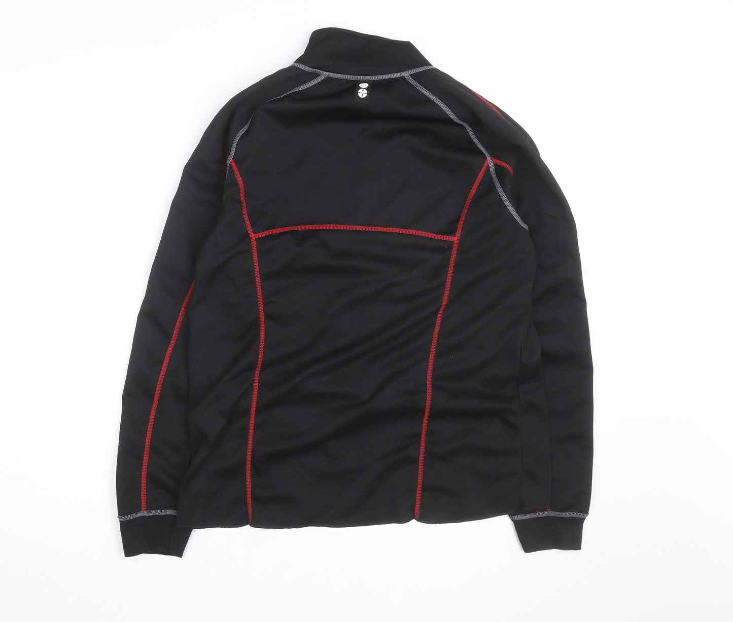Crane Men’s Black Medium 1/4 Zip Fleece Sports Jacket