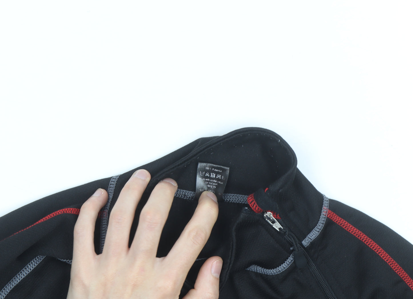 Crane Men’s Black Medium 1/4 Zip Fleece Sports Jacket