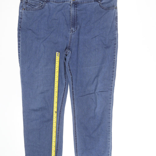 Marks and Spencer Women Blue Size 20 Classic Straight Jeans