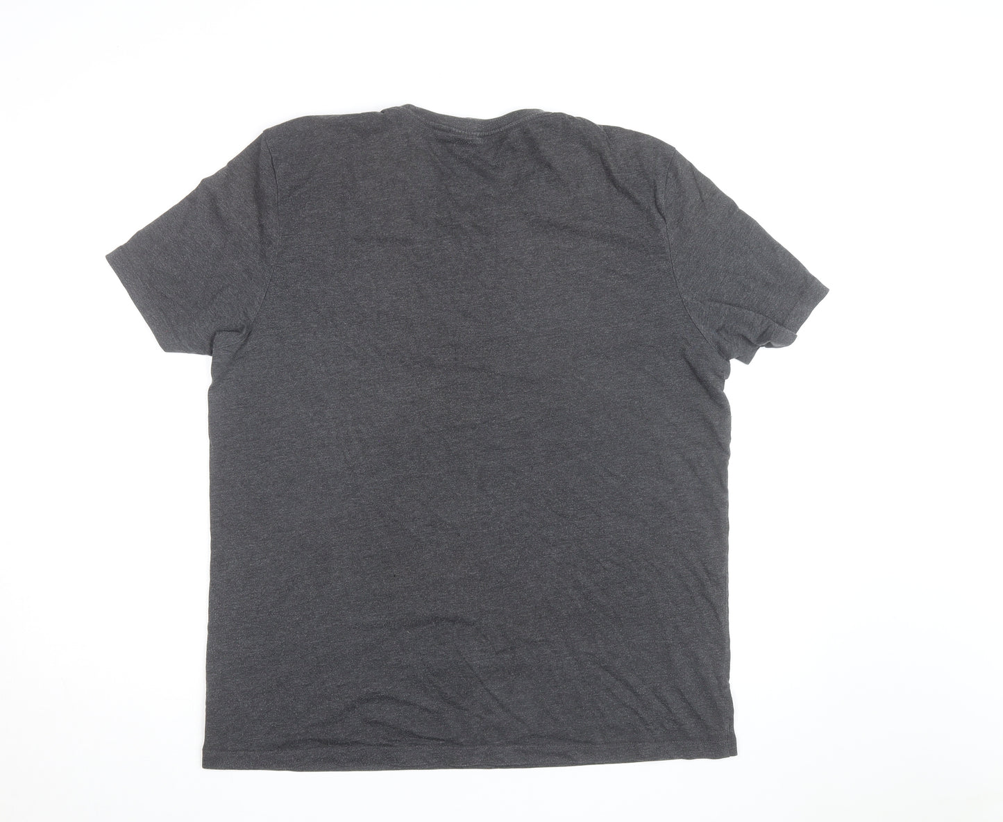 Everlast Men's Dark Grey Short Sleeve Graphic T-Shirt XL Athletic Style