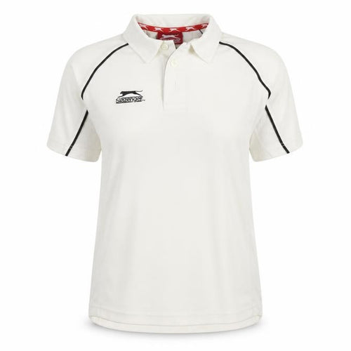 Slazenger Women's Ivory Polo Sports Top Size M Moisture Wicking