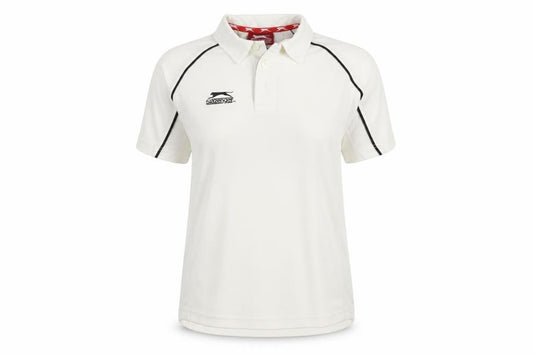 Slazenger Women's Ivory Polo Sports Top Size M Moisture Wicking