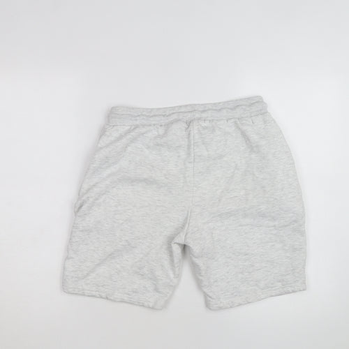 boohooMAN Men's Grey Sweat Shorts M Regular Fit Drawstring