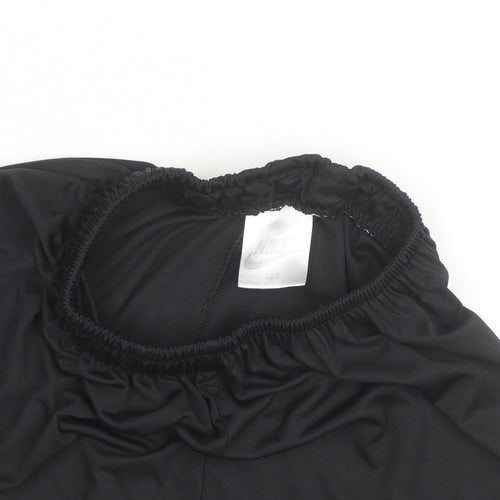 Nike Boys Black Athletic Football Shorts Size 12 Years LFC Logo