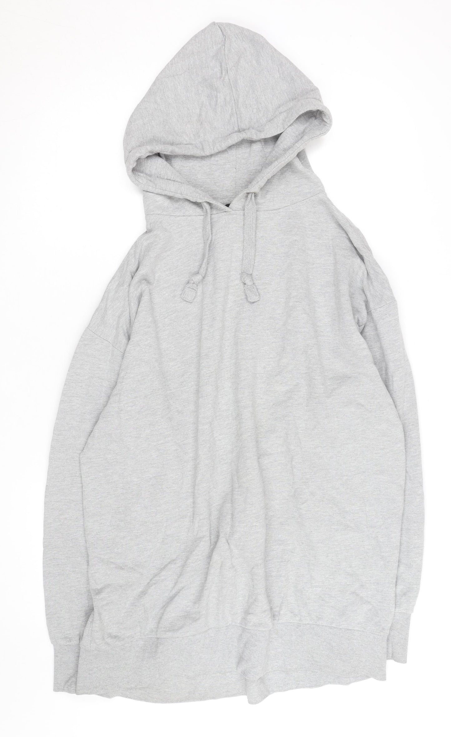 Golddigga Women’s Grey Pullover Hoodie UK 16 Cotton Blend Casual
