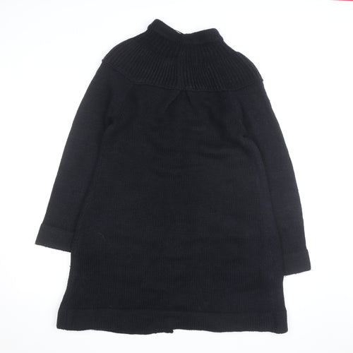 MK Women’s Black Mock Neck Long Sleeve Knit Cardigan Size 10