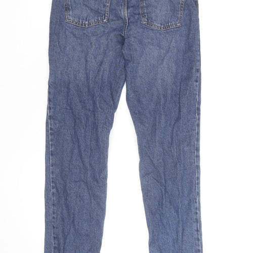 Denim Co. Women's Blue Size 12 Straight Leg Jeans