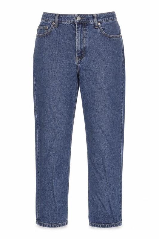 Denim Co. Women's Blue Size 12 Straight Leg Jeans