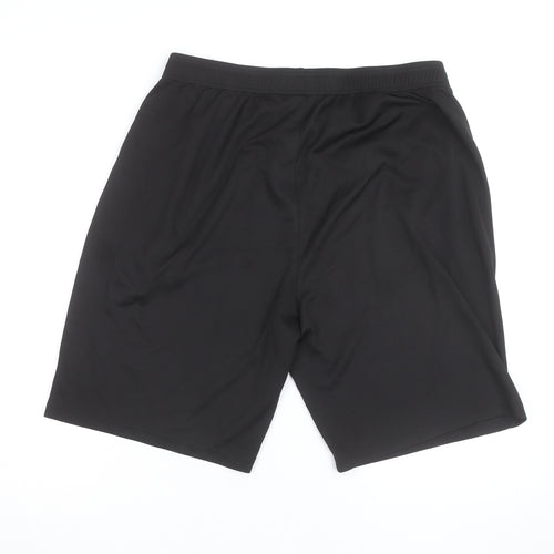 Crivit Men's Black Regular Fit Sweat Shorts Size L Casual Sportswear