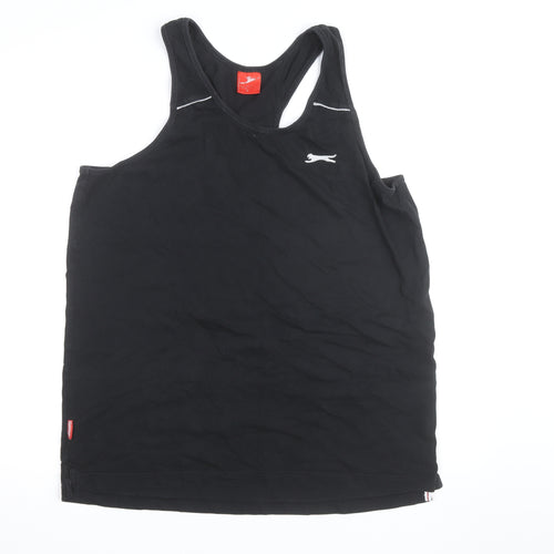 Slazenger Men's Black Sleeveless Athletic T-Shirt Size L