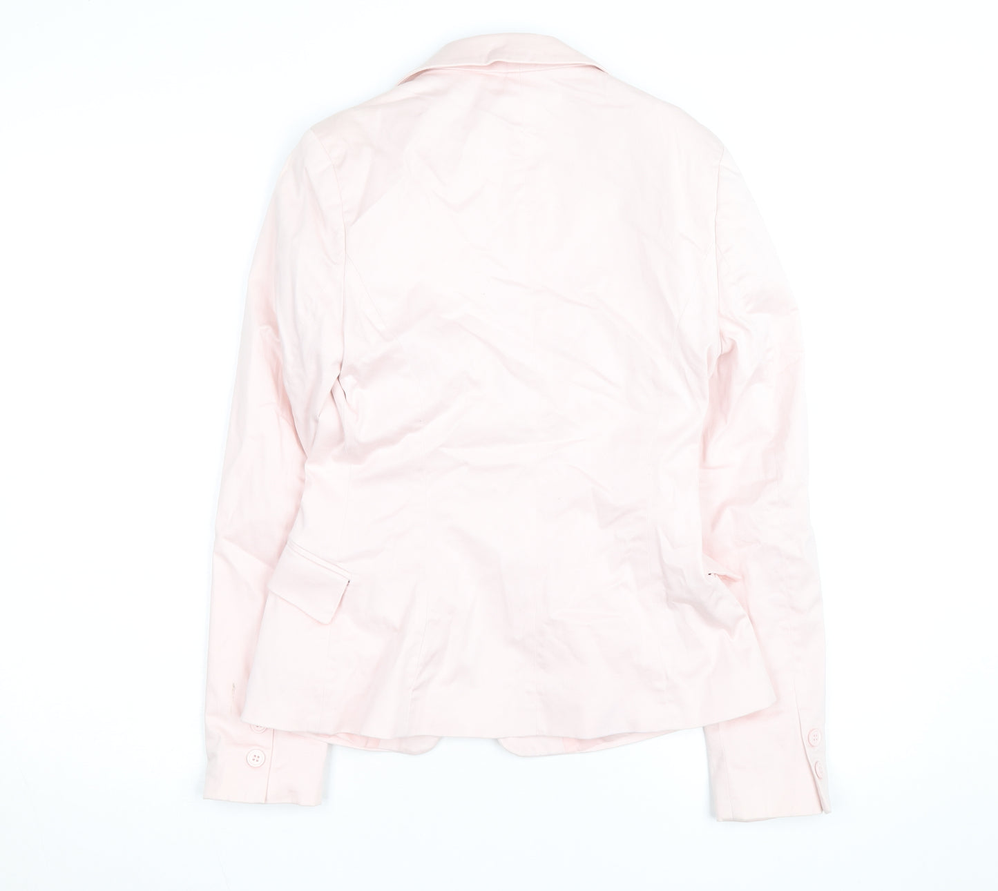 Clockhouse Women's Pink Cotton Blazer Size 10 Regular Fit