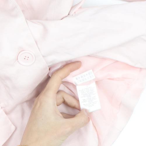 Clockhouse Women's Pink Cotton Blazer Size 10 Regular Fit