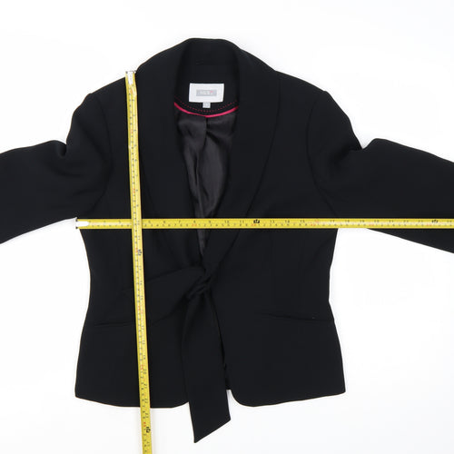 Next Women Black Size 12 Shawl Lapel Single-Breasted Blazer