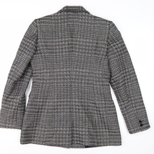 Bruce by Bruce Oldfield Women's Grey Size 12 Classic Two-Button Blazer