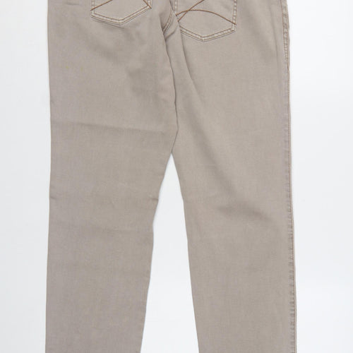 Marks and Spencer Women's Beige Straight Leg Jeans Size 18