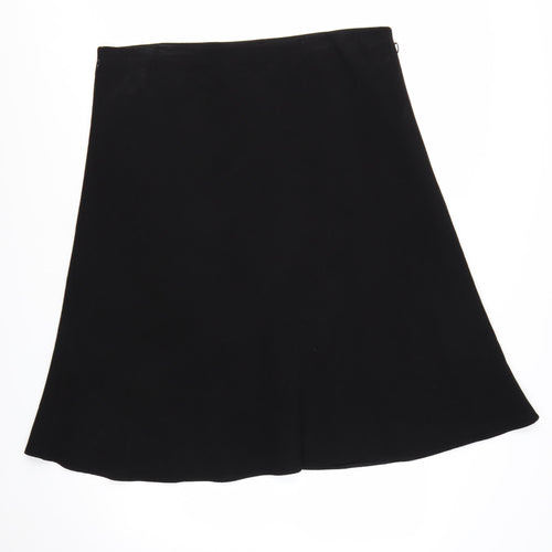 Marks and Spencer Womens Black A-Line Midi Skirt Size 20