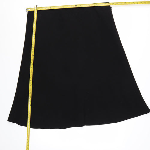 Marks and Spencer Womens Black A-Line Midi Skirt Size 20