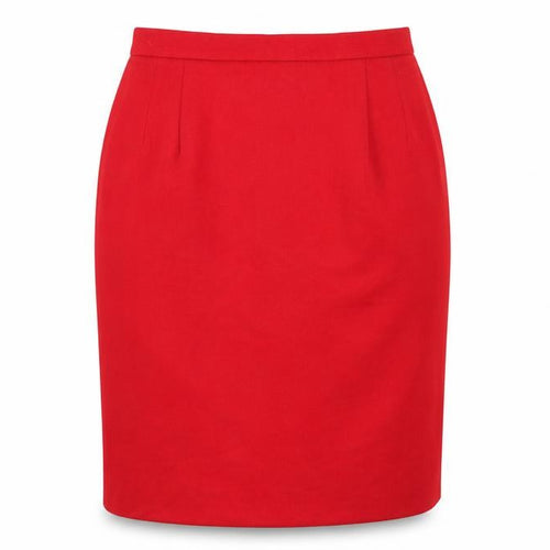 Worthington Women's Red Wool Pencil Skirt Size 16 Petite