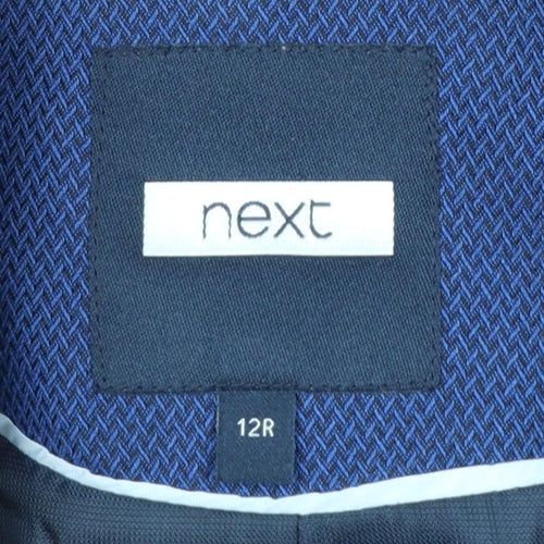 Next Women Blue Slim Fit Single-Breasted Blazer Size 12R