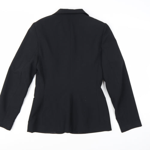 VIP Women’s Black Size 10 Single-Breasted Polyester Blazer